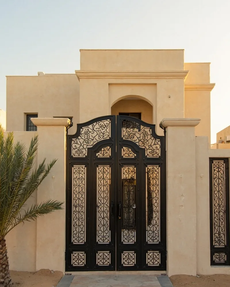 كشف تسربات المياه بريدة حي الروابي — مدخل الفيلا
